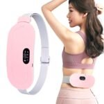 Portable Cordless Heating Pad for Menstrual Cramp Relief | USB Rechargeable Heating Belt with Adjustable Heat & Massage Modes (Pink) - Image 10