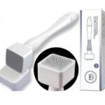 Titanium Adjustable Microneedling Derma Stamp | Professional Skin & Hair Care Tool for Face, Beard & Scalp (Reusable)