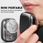 Mini Electric Shaver for Men | USB Rechargeable Cordless Beard & Body Trimmer | Portable Waterproof Pocket Razor - Image 7