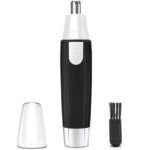 Electric Nose & Ear Hair Trimmer | Stainless Steel Precision Blades | Portable Painless Grooming Trimmer for Men & Women