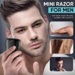 Mini Electric Shaver for Men | USB Rechargeable Cordless Beard & Body Trimmer | Portable Waterproof Pocket Razor - Image 3