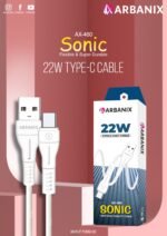 Arbanix AX-460 22W Type-C Fast Charging Data Cable - Image 2