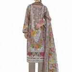 Women’s Embroidered Floral Salwar Suit Set – Traditional Kurta with Pants & Dupatta | 3-Piece Ethnic Wear (Unstitched)