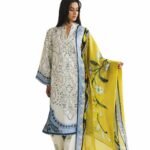 Women’s Readymade Multicolor Printed Kurta Dress with Dupatta – Traditional Ethnic Outfit (XL)