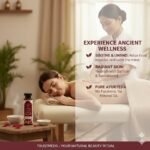 Ayurvedic Body Massage Oil (100ml) for Glowing Skin & Stress Relief – Enriched with Saffron (Kesar), Sandalwood & Aloe Vera – Cold Pressed Natural Body Oil – Paraben & Mineral Oil Free - Image 2