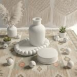 Bubble Tray + Vase + Round Jewellery Box Combo Set | Elegant Home Decor Gift Set (Combo 5)