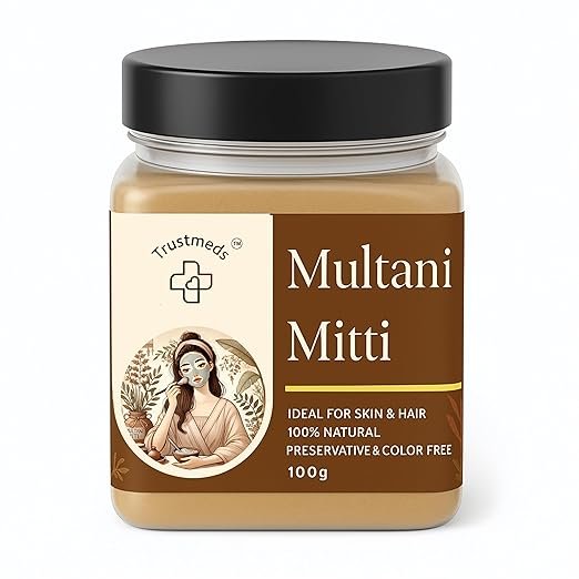 pure multani mitti powder for face