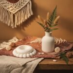 Combo 12 - round bubble tray + Round Candle Holder + Vase