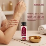 Ayurvedic Body Massage Oil (100ml) for Glowing Skin & Stress Relief – Enriched with Saffron (Kesar), Sandalwood & Aloe Vera – Cold Pressed Natural Body Oil – Paraben & Mineral Oil Free - Image 3
