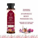 Ayurvedic Body Massage Oil (100ml) for Glowing Skin & Stress Relief – Enriched with Saffron (Kesar), Sandalwood & Aloe Vera – Cold Pressed Natural Body Oil – Paraben & Mineral Oil Free - Image 6