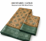 Women’s Soft Silk Saree with Woven Design | Elegant Party Wear Silk Saree - Image 2