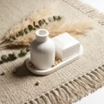 Trinket Tray + Decorative Vase + Square Jewellery Box | Minimal Home Decor Organizer Set - Combo7