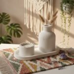 Trinket tray + Round Candle Holder + VaseCombo - 12