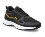 Men’s Black & Yellow Casual Sports Shoes | Lightweight Everyday Sneakers for Men & Boys | Durable Walking & Outdoor Shoes - Image 4