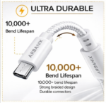 Arbanix AX-200 2.4A Micro USB Fast Charging Data Cable - Image 3