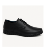 Men’s Black Faux Leather Lace-Up Formal Shoes | Stylish Office & Daily Wear Shoes for Men & Boys | Durable TPR Sole | Sizes 6-10 - Image 2