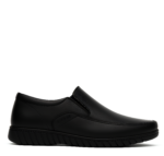 Men’s Black Slip-On Formal Shoes | Premium Faux Leather Office & Daily Wear Shoes | Comfortable TPR Sole | Sizes 6-10 - Image 3
