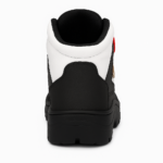 Men’s Black & White Gun Boots | Stylish Lace-Up Ankle Length Boots for Men | Lightweight Casual & Outdoor Boots with PVC Sole - Image 3