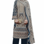 Women’s Pakistani Salwar Kameez Suit – Embroidered Kurta with Pants & Dupatta | Traditional Ethnic Wear (Unstitched)