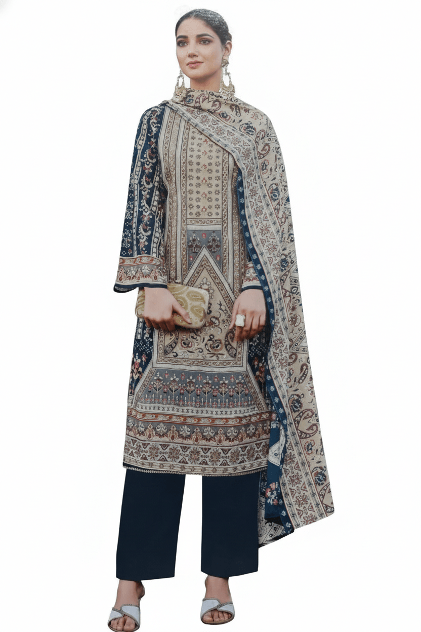 Gemini_Generated_Image_lc7puwlc7puwlc7p.png Women’s Pakistani Salwar Kameez Suit – Embroidered Kurta with Pants & Dupatta | Traditional Ethnic Wear (Unstitched) - Image 1