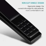 WUGO 12-in-1 Manicure & Pedicure Kit | Stainless Steel Nail Clippers Grooming Set with Blackhead Tool & Travel Case (Black) - Image 5