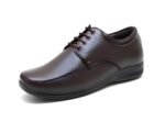 Men’s Brown Lace-Up Formal Shoes | Premium Faux Leather Office & Business Wear Shoes | Durable TPR Sole | Sizes 6-10 - Image 4