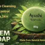 Ayushi Ayurveda Neem Soap Pack of 3 – Anti Acne & Oil Control Herbal Soap for Clear Skin