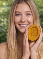 Ayushi Ayurveda Haldi Chandan Soap for Glowing Skin (Pack of 3) – Natural Turmeric Bath Soap - Image 3