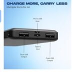 LAPCARE Smart Tank 10000mAh Fast Charging Power Bank | 12W Output | Dual USB Port | LED Indicator | Slim & Lightweight | Made in India - Image 3