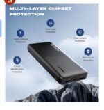 LAPCARE Smart Tank 10000mAh Fast Charging Power Bank | 12W Output | Dual USB Port | LED Indicator | Slim & Lightweight | Made in India - Image 2