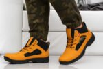 Latest Premium Men’s Yellow Gun Boots | Lace-Up Ankle Length Boots for Men | Stylish Casual & Outdoor Boots with Durable PVC Sole - Image 4