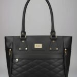 Premium Women’s PU Leather Handbag | Stylish Shoulder & Tote Bag with Fur Charm| Black