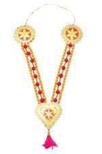 3 Line Special Sandhana Malai | Chandan Garland | 20 Inch Handmade Decorative Pooja Garland for Photo Frames, Temple & Home Decor - Image 2