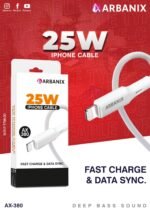 Arbanix AX-380 25W iPhone Fast Charging Cable – Lightning Data - Image 2