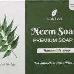 Lush Leaf Neem Soap Pack of 6 | Herbal Anti-Acne Bath Soap for Clear Skin