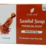Lush Leaf Sandal Soap | Handmade Sandalwood Soap for Clear & Glowing Skin