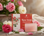 Lush Leaf Rose Soap | Handmade Herbal Soap for Soft & Glowing Skin