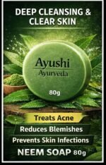 Ayushi Ayurveda Neem Soap Pack of 3 – Anti Acne & Oil Control Herbal Soap for Clear Skin - Image 2