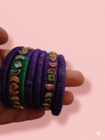 Party ware Bangles for women | Silk thread bangles | Handmade thread bangles | Kundan thread bangles | Bridal thread bangles | Customized bangles