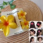 3 Pcs Hair Claw Set for Women | Floral Party Wear Hair Clips Combo