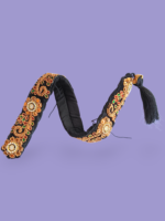 Royal Rose Bridal Jada | Floral Hair Braid Accessory | Traditional Bridal Jadai Alangaram | Gold Finish Hair Jewellery - Image 3