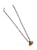 Royal Antique Pendant Long Mangalsutra with Pearl Drops | Black Beads Traditional Chain for Women - Image 3