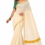 2x3 Plain Cotton Blend Saree for Women in Bangkok | Budget Saree on ZoomMart
