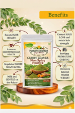 Curry Leaves Powder 100g | Non-Spicy Natural Curry Leaf Powder | Herbal Superfood for Hair & Health - Image 2