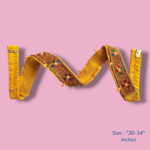 Navratna Glow Vaddanam | Designer Waist Belt for Saree & Lehenga | Adjustable Bridal Kamarband | Traditional Jewellery - Image 3