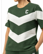 Women’s Cotton Lounge Wear Set | Stylish Co-Ord Tracksuit | Casual Activewear T-Shirt & Pant Set (Dark Green) - Image 2