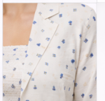 Women’s White & Blue Printed Co-Ord Set with Jacket | Stylish Western Outfit - Image 4