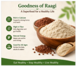 Homemade Raagi Flour | Natural Finger Millet Powder | Freshly Ground Healthy Flour - Image 5