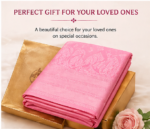 Women’s Pink Silk Saree | Elegant Woven Designer Saree | Soft Lightweight Festive Wear Saree - Image 4