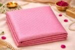 Women’s Pink Silk Saree | Elegant Woven Designer Saree | Soft Lightweight Festive Wear Saree - Image 3